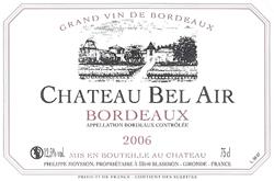 Chateau Bel Air - Bordeaux 2019 (750ml) (750ml)